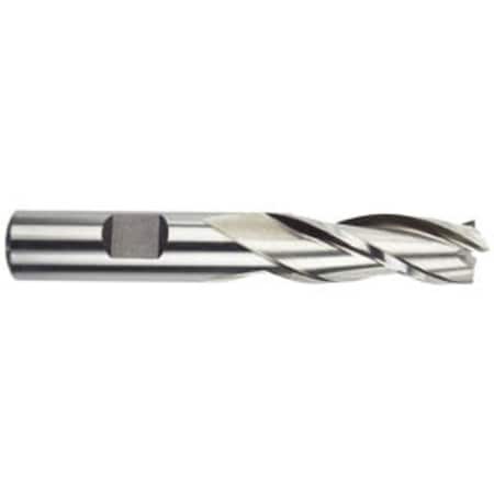 End Mill, Center Cutting Regular Length Single End, Series 1880, 78 Cutter Dia, 418 Overall Le